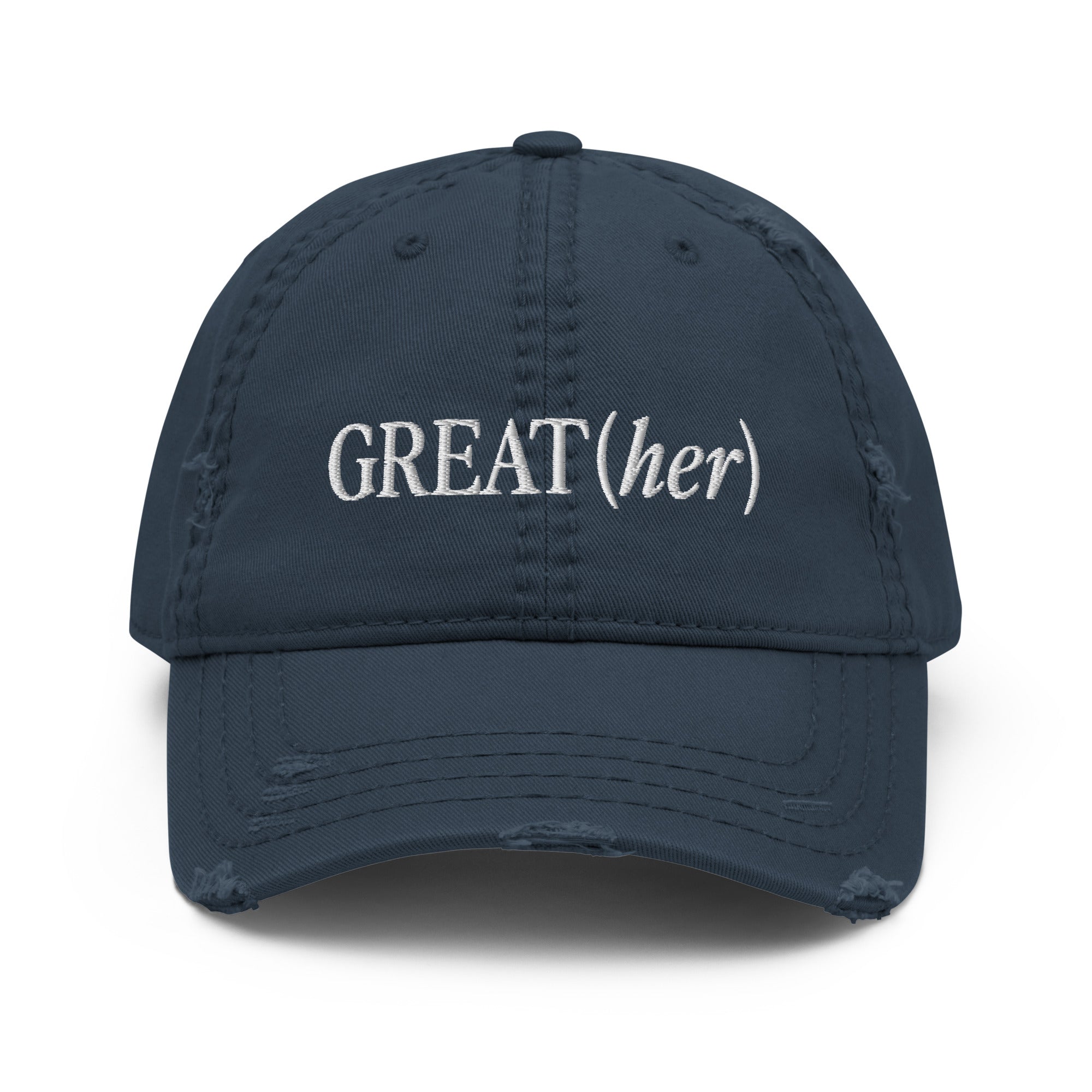 GREAT(her) Distressed Dad Hat