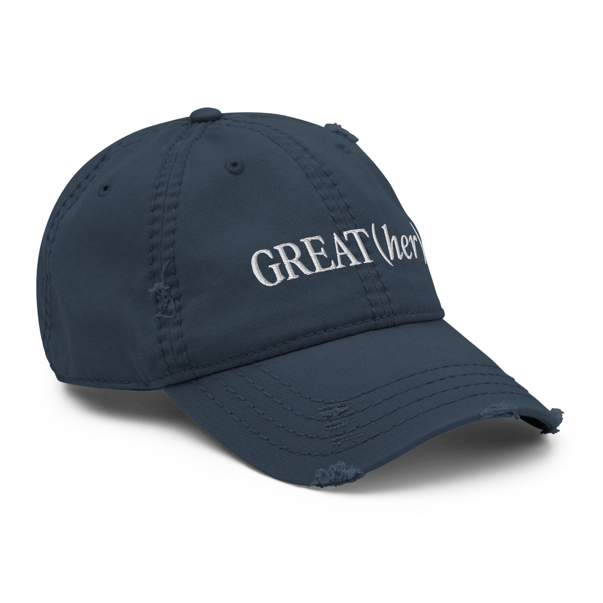 GREAT(her) Distressed Dad Hat
